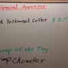 today’s special
